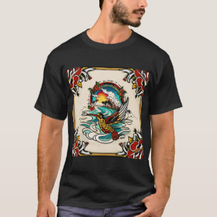 Sailor Jerry Vibes - Tropical Tattoo Art T-Shirt C
