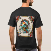 Sailor Jerry Vibes - Tropical Tattoo Art T-Shirt C (Dos)
