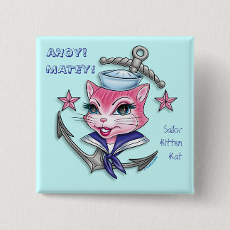 Sailor Kitten Kat™ - Button