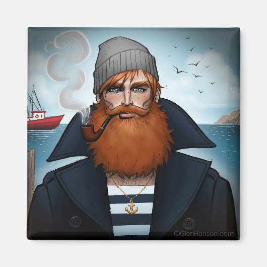 "Sailor" Magneet van Glen Hanson (Voorkant)