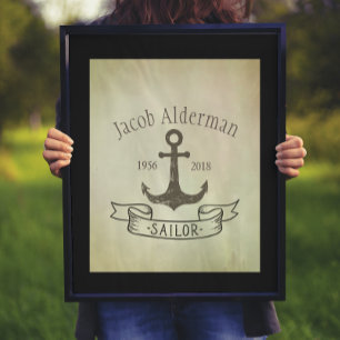 Sailor Memorial Poster