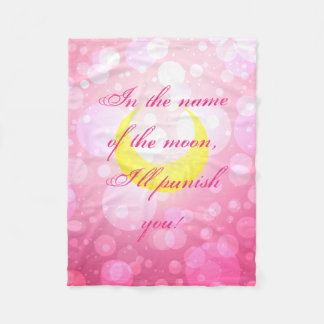Sailor Moon Quote Blanket Fleece Deken