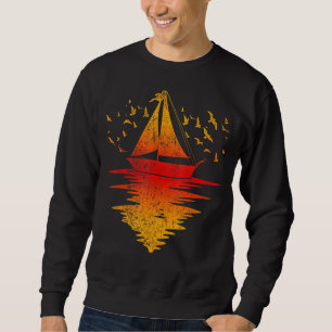 Sailor Nautical Sailing Sail Kapitein Sailboot Sun Trui