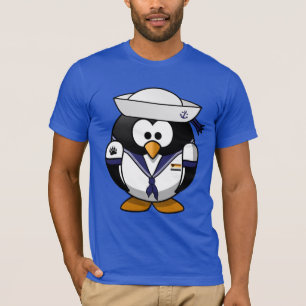 Sailor Penguin with Gay beer Pride Motifs - Shirt