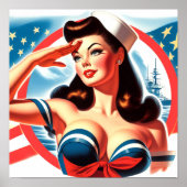  Sailor Pin-up Poster (Voorkant)