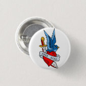 Sailor Tattoo - Free Bird - Button (Voorkant /achterkant)
