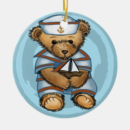 Sailor Teddy Bear Ornament (Voorkant)