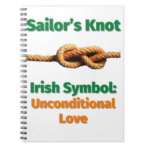 Sailor's Knot Irish Symbol: Onvoorwaardelijke lief Notitieboek