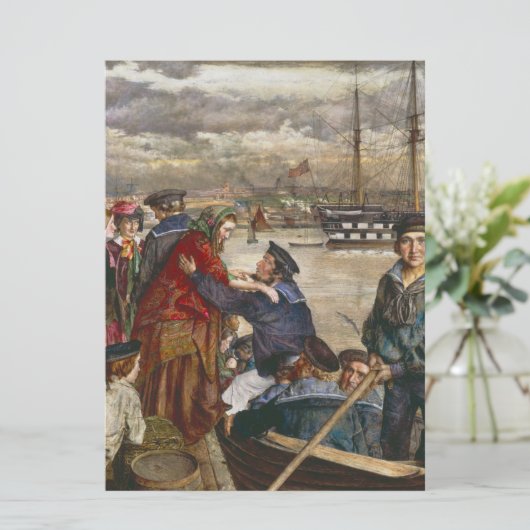 Sailors' Sweethearts en Wives Kaart (Staand voorkant)