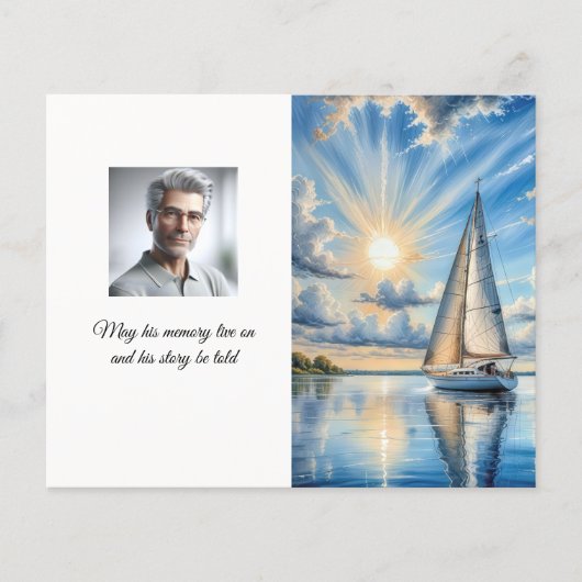 Sailor's Tribute Funeral Flyer (Voorkant)