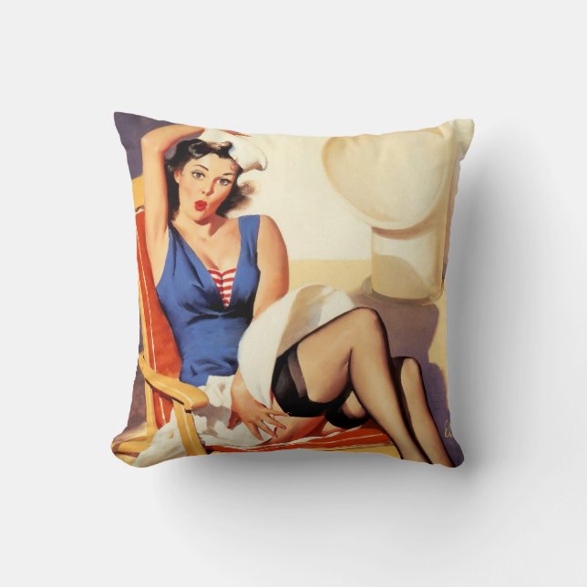 Sailpin up kussen (Voorkant)