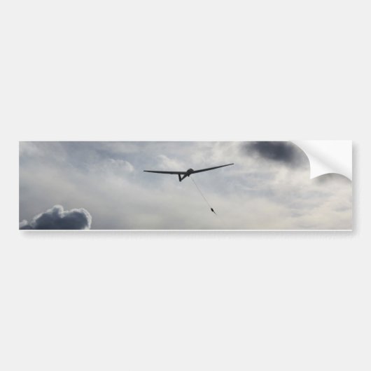 Sailplane Launching Bumpersticker (Voorkant)
