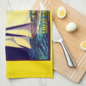 Sails Northwest Apples, 1930s, op label afdrukken Theedoek (Quarter Fold)