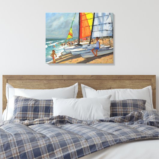 Sailships Garrucha Spanje Canvas Afdruk (Insitu (Slaapkamer))