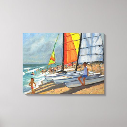 Sailships Garrucha Spanje Canvas Afdruk (Voorkant)