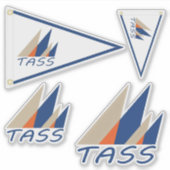 SailTASS Custom-Cut Vinyl Sticker (Devant)