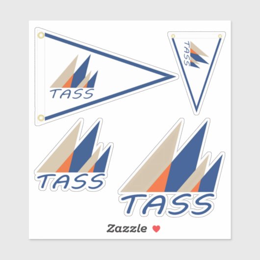 SailTASS Custom-Cut Vinyl Sticker (Feuille)