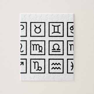 S'aimant puzzle de zodiaque