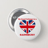 Sainsbury Ronde Button 5,7 Cm (Voorkant /achterkant)