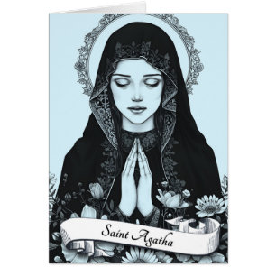 Saint Agatha de Sicile Patron des Infirmières