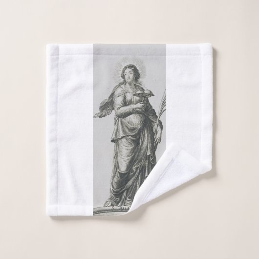 Saint-Agathe de Sicile (Gant de toilette)