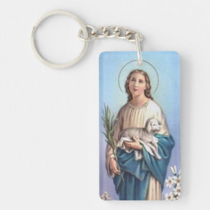 Saint Agnes Sleutelhanger