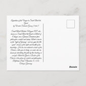 Saint Albert de Grote Briefkaart (Achterkant)