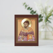 Saint Alexander Hotovitsky Prayer Card Briefkaart (Staand voorkant)