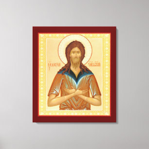 Saint Alexius Canvas Afdruk
