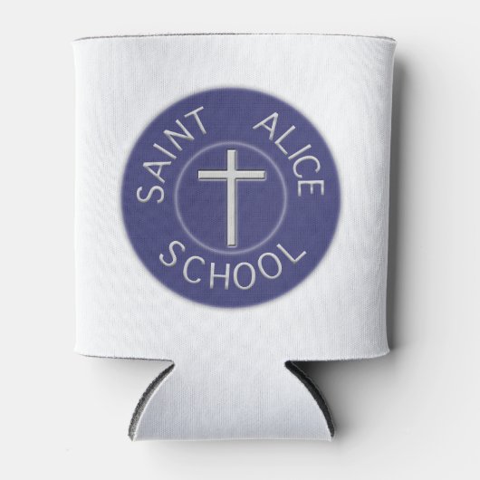 Saint Alice School traditionele patch Blikjeskoeler (Voorkant)