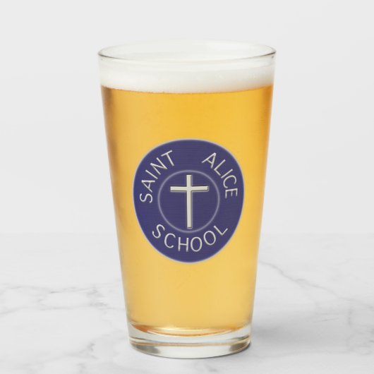 Saint Alice School traditionele patch Glas (Voorkant gevuld)