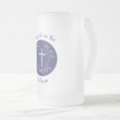 Saint Alice Traditionele Patch Trots om Oud-studen Matglas Bierpul (Voorkant rechts)