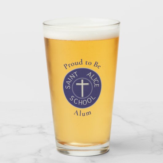 Saint Alice Traditionele Patch Trots op Alum zijn Glas (Voorkant gevuld)