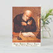 Saint Alphonsus Liguori Feestdagenkaart (Staand voorkant)