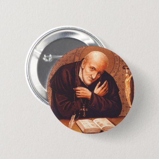 Saint Alphonsus Liguori Ronde Button 5,7 Cm (Voorkant /achterkant)