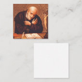 Saint Alphonsus Liguori Vierkante Visitekaartje (Voorkant / Achterkant)