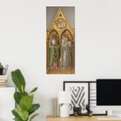 Saint André - Agnolo Gaddi Affiche d'art fine (Bureau à domicile)