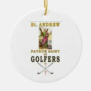 SAINT ANDREW GOLF KERAMISCH ORNAMENT