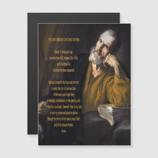 Saint Andrew KerstNovena (Voorkant / Achterkant)