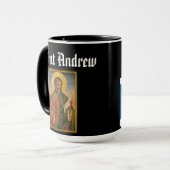SAINT ANDREW Patron of Scotland Mok (Voorkant links)