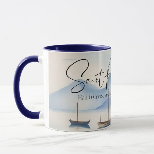 Saint Andrew, Saint catholique Mug de café (Gauche)