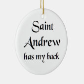 saint andrew T-Shirt Keramisch Ornament (Rechts)