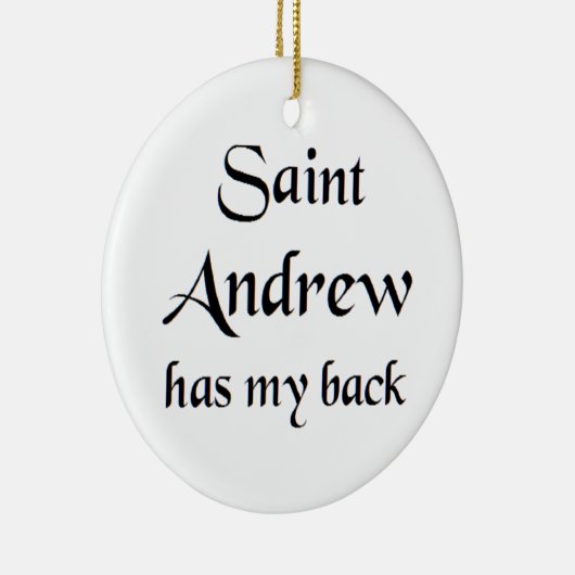 saint andrew T-Shirt Keramisch Ornament (Rechts)