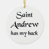 saint andrew T-Shirt Keramisch Ornament (Voorkant)
