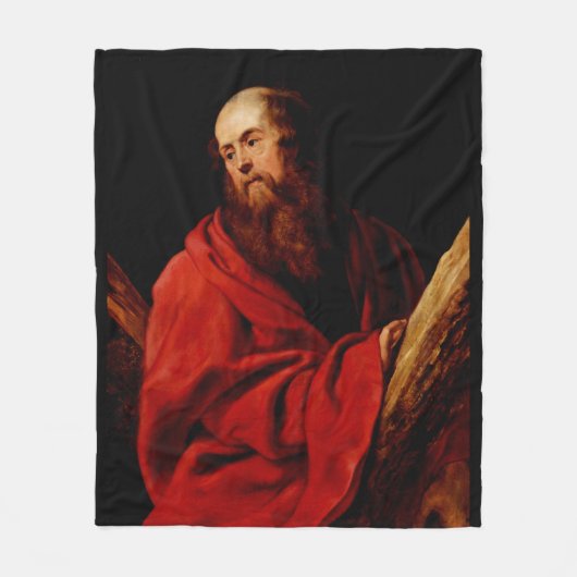 Saint Andrew van Peter Paul Rubens Fleece Deken (Voorkant)
