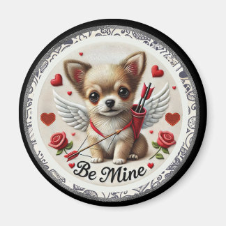 Saint-Ange Chihuahua Round Magnet - Soyez le mien