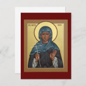 Saint Anna de Martyr Prayer Kaart (Voorkant / Achterkant)