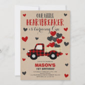 Saint Anniversaire Invitation Heartbreaker Camion (Devant)