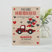 Saint Anniversaire Invitation Heartbreaker Camion (Debout devant)
