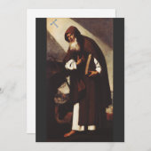 Saint Anthony de Abbot Feestdagenkaart (Voorkant / Achterkant)